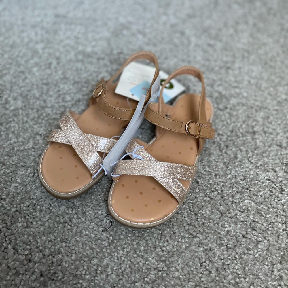 Cat & Jack Gold Sandals